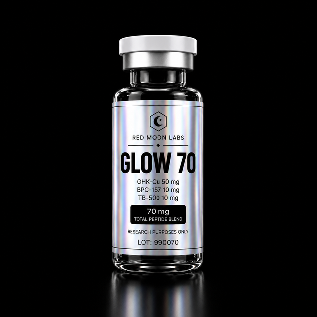 GLOW 70 mg — GHK-Cu + BPC-157 + TB-500